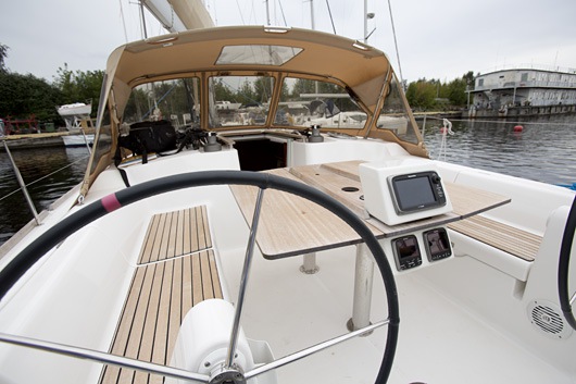 Jahtas kokpits Jahtas Hugo kokpits